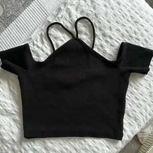 Zara High neck crop top size medium, only worn once